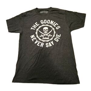 The Goonies Never Say Die T-Shirt Men’s M Gray – Ripple Junction Classic